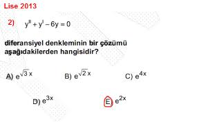 Maybe you would like to learn more about one of these? Diferansiyel Denklemler Oabt Alan Matematik Sinavi Cikmis Sorular Matematik Oabt Platformu