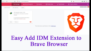 Idm integration module extension is a idm extension for chrome that directly transfer downloads from google chrome to internet download manager for any files or entire webpages. How To Add Idm Extension To Brave Browser Youtube