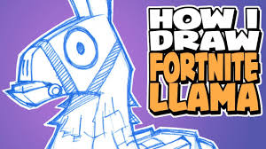 This high quality transparent png images is totally free on pngkit. How I Draw Fortnite Llama Youtube