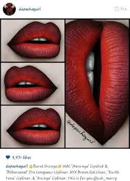 Black And Red Lipstick Ombre Via Instagram Christina Parga Ombre Lipstick Red Ombre Lips Ombre Lips