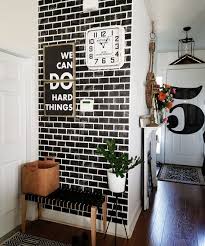 Black And White Bricks Design Lubeck Bricks Wallpaper Exposed Black Bricks Milton King Brick Wallpaper Brick Wallpaper Accent Wall Black Brick Wall