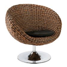 Beautiful rattan chairs, rattan coffee tables, rattan stools, rattan sofas, rattan ottomans, rattan chests, rattan pets bed and living sets. Oliana Rattan Swivel Chair By Euro Style