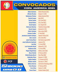 Atacante colombiano se alinha a discurso de rueda por posse de bola e afirma: La Guia De Colombia En La Copa America 2021 Plantel Fixture Datos Y Mas Tyc Sports