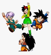 In masakox's dragon ball fan fic what if raditz turned good?, raditz's daughter with launch, ranch takes after her father in height at 6'0/183cm to 6'1/185cm tall, and is the implied love interest of present trunks and future ranch is the love interest and later wife of future trunks. Dragon Ball Rr Raditz Ranch Goten Trunks By Malikstudios Dc56o4o Dragon Ball R R Fanart Hd Png Download Kindpng