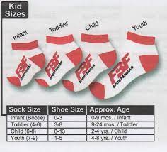 Size Chart For Childrens Socks Toddler Socks Kids Socks Childrens
