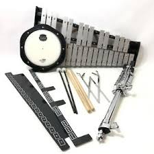 Details About Mapex Xylophone Kit Rolling Case Drum Pad Stands Note Chart Sticks Prac Book