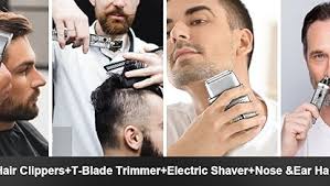 QREEYX Tondeuse à cheveux pour homme avec lame en T