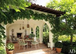 Traditional Outdoor Space Spanish Style Homes House Exterior Patio