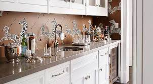 3d wallpaper for kitchen backsplash from china supplier specification. How To Use Wallpaper As A Kitchen Backsplash Purewow