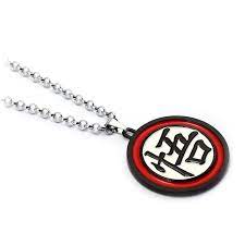 Dragon Ball Z Wisdom Goku Kanji Symbol Red Necklace Dragon Ball Z Dragon Ball Red Necklace