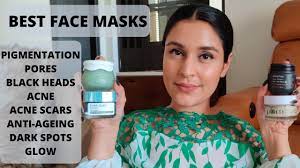 For people who struggle with acne and other chronic skin conditions, the added heat, friction, and moisture under a face mask can be a recipe for bad breakouts and flareups. Best Face Masks For Clear Skin For Pigmentation Acne Pores Blackheads Glow More Chetali Chadha Youtube