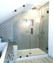 Cabinets under roof is the second one. Tiny Sloped Ceiling Tiny Attic Bathroom Google Search Sloped Ceiling Bathroom Small Attic Bathroom Attic Shower