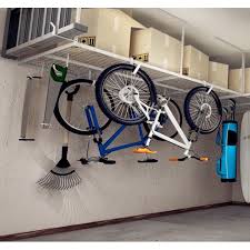 As you can see, while most provide a standard design, there are stand out options on the market with both lift systems and those used for storing tote bins. Fleximounts 3x8 Heavy Duty Overhead Garage Adjustable Ceiling Storage Rack 96 Length X 36 Width X 40 Height White Walmart Com Walmart Com