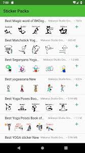 Download the app to view schedules & book sessions at australian yoga academy! Latest Yoga Stickers For Whatsapp Wastickerapp New For Android Apk Download