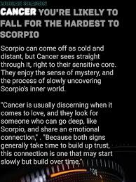 They're able to love each other, get married, have children, and have a lifelong partnership that is nearly unbreakable. Pin By Nayana Guillen On Astrology Scorpio And Cancer Relationship Cancer Zodiac Facts Scorpio And Cancer
