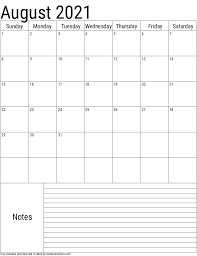 So you can use the calendars for both purposes. 2021 August Calendars Handy Calendars