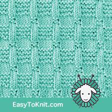 The knit and purl stitches work together in most patterns, so you will need to know both. Knit Purl 14 Blocks Easy To Knit
