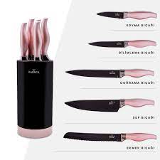 Karaca rosegold 6 parça bıçak seti. Karaca Rosegold 6 Parca Bicak Seti Karaca