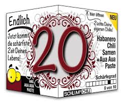 Endlich 20 Jahre Geschenk Witzige Geschenkideen Zum Geburtstag Schlump Chili Shop