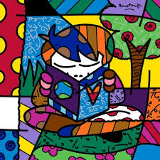 In this lesson, students have the opportunity to create bold graphic valentines inspired by britto's many heart themed artworks. Romero Britto Art For Kids Shefalitayal