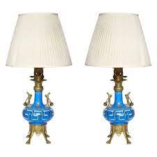 pair of neo grec ormolu mounted oil lamps converted to electricity from a unique collection of antique and modern table la lamp table lamp vintage table lamp