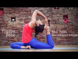 How To Do Pigeon Pose Eka Pada Rajakapotasana Youtube Pigeon Pose Pigeon Pose Yoga Easy Yoga Workouts