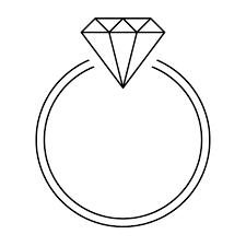 Wedding Ring Diamond Black Transparent Background Wedding Ring Diamond Black Transparent Bac Ring Sketch Wedding Ring Clipart Elegant Wedding Rings