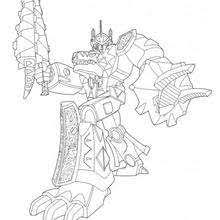 armed robot coloring pages hellokids com