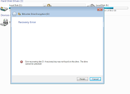 You can lock/unlock drives protected by bitlocker. Bitlocker Drive Encryption Recovery Key Error Microsoft Community