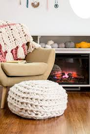 Easy And Fast Hand Crochet Pouf Pattern Flax Twine Crochet Pouf Pattern Crochet Pouf Diy Crochet Pouf