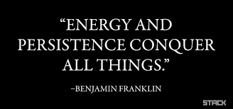Stack Sports On Twitter Energy And Persistence Conquer All Things Benjamin Franklin Http T Co O0vsolazgu Twitter