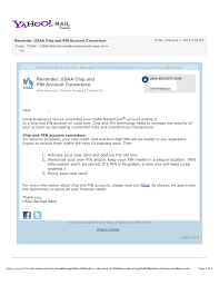 There's no time limit to activate the card, and the card will not work until it's activated. Usaa Offering Emv Chip And Pin Updated With Summa Page 4 Myfico Forums 1846063