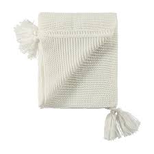 Black Beanie With Pom Pom Kmart Giselle Tassel Throw Creme Kmart Faux Fur Throw Knitted Blankets Throw Blanket