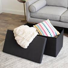 Coffee tables and ottomans also have similarities and differences in terms of functionality. Humble Crew Brown Tray Ottoman Coffee Table With Storage Ot432 The Home Depot