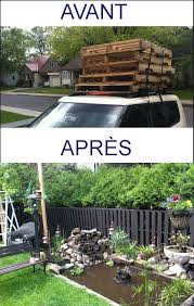 Quoi Faire Avec Palette De Bois Cloture Cout Des Travaux 55 Teinture Et Vis Amenagement Jardin Jardins Idees Jardin