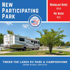Tween The Lakes Campground Is Located Between Kentucky Lake And Barkley Lake The Opportunity For Adventure Is In Every Dir Campground Kentucky Travel Rv Parks