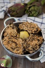 Carciofi alle acciughe, frittata siciliana di asparagi e carciofi, crocchette di caciocavallo e carciofi. Carciofi Ripieni Alla Siciliana Ricetta Messinese Secondo Piatto In Bianco Ricette Carciofi Ripieni Ricette Di Cucina