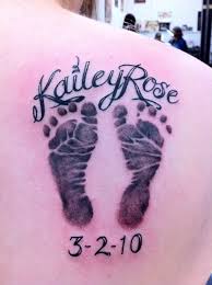 Another motif that has gained popularity, this tattoo incorporates the footprint of the wearer's newborn baby used on the birth certificate as a powerful. Pin On Tattoo Ideas