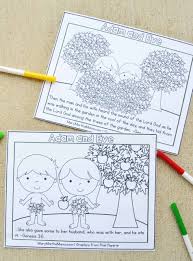 Take a deep breath and relax with these free mandala coloring pages just for the adults. Adam And Eve Coloring Pages Mary Martha Mama