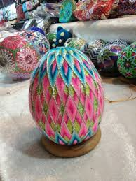 Temari Ball In Chiang Mai Thailand Egg Art Japanese Crafts Crafts