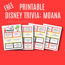 Try these moana trivia questions with free printable. Disney Trivia Moana Best Movies Right Now