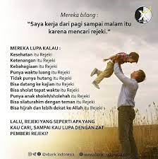Rezeki karena anak maksudnya bukanlah anak tersebut mempunyai rezeki. Delapan Jenis Rejeki Determinendah