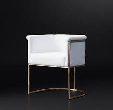 Wexler Barrelback Fabric Chair Collection Fabric Armchairs Rh Modern Fabric Seat
