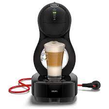 The nescafé® dolce gusto® system brews a wide beverage variety, from bold to light—such as robust espresso, rich chococino, frothy cappuccino, creamy latte and exotic chai.the adjustable drip tray ensures you get the proper pour for whatever cup. Capsule Coffee Machine Krups Nescafe Dolce Gusto Lumio Kp1308