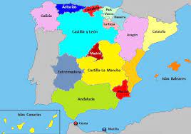 Mapa De Comunidades Autonomas De Espana Mapa Con Las Comunidades Autónomas De España - Saber Es Breve