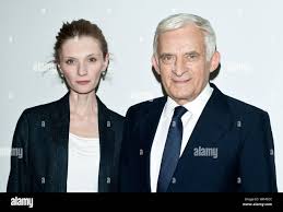 8.12.2012 Warsaw, Poland. Pictured: Jerzy Buzek with his daughter Agata  Stock Photo