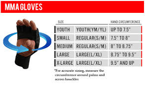 Amber Mma Gloves Size Chart Jpg