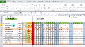 Kostenloser excel vorlagen xls downloaden entworfen von: Excel Monatsubersicht Aus Jahres Dienstplan Ausgeben Per Wverweis Dienstplan Excel Vorlage Excel Tipps