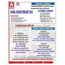 Check spelling or type a new query. Lowongan Kerja Medan Terbaru Januari 2019 Di Alfamidi Walk In Interview