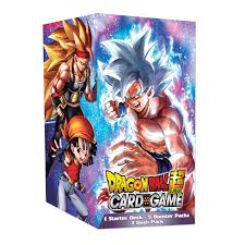 The cards featuring characters from the dragon ball franchise are given specific powers and abilities that allow for unique and strategic combat experiences. 2019 Dragon Ball Super Blaster Box 1 Cross Worlds Starter Pack 5 Booster Packs 1 Special Dash Pack Walmart Com Walmart Com